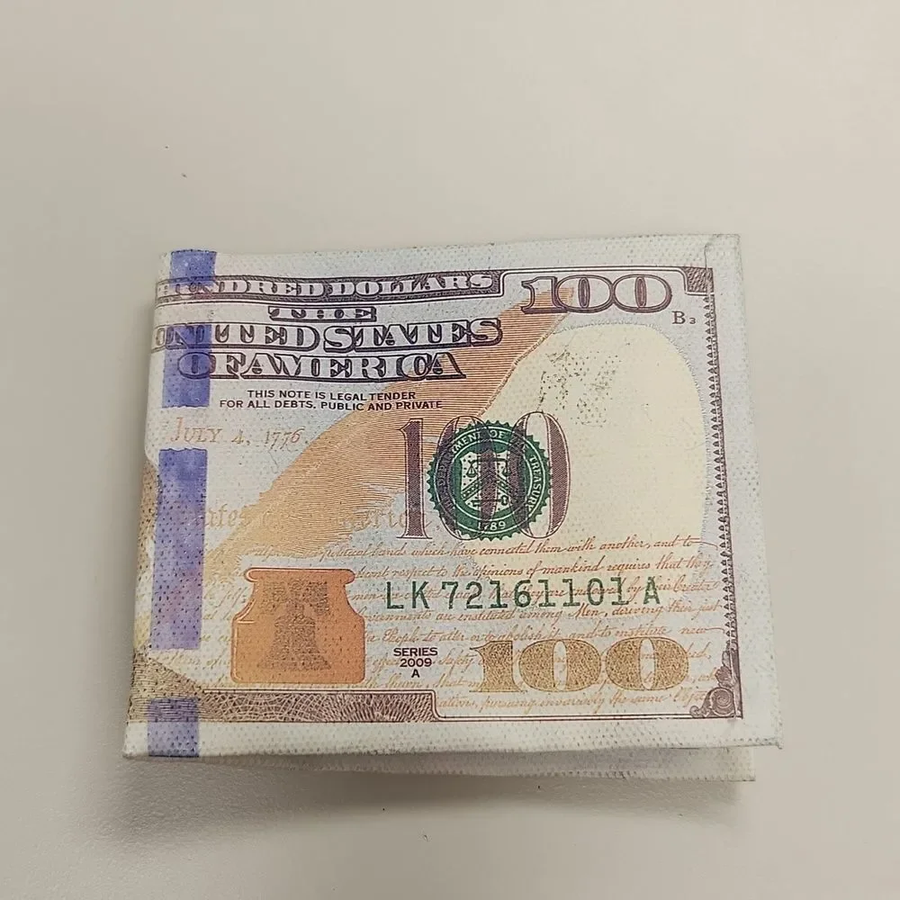 Novelty $100 Bill Wallet